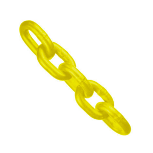 a short length of yellow G80 chain