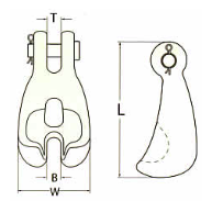 G70 Claw hook dimensions diagram