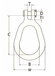 G70 Lug Link Dimensions Diagram