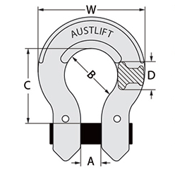 G80 Omega Link diagram of dimensions