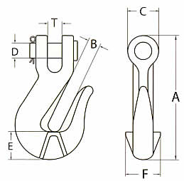 grab hook dimension diagram
