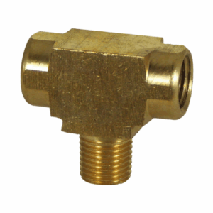 Male Branch Tee #35B - Brass