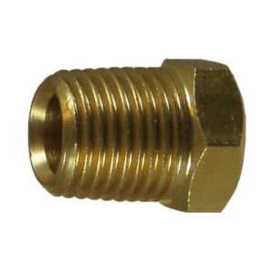 Hollow Hex Plug #64 - Brass