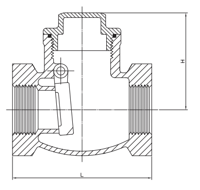 Brass Swing Check Valve BSP - Image 2