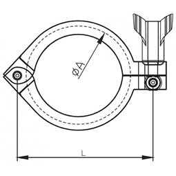 Triclover Clamp SS 304 - Image 2
