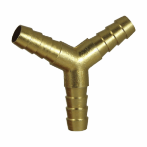 Hose Tail Y-Piece P75 - Brass