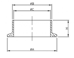 Triclover Ferrule SS 316 - Image 2