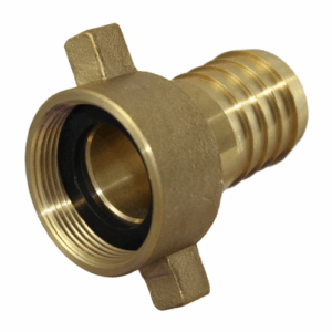 Nut & Tail Flat Seat P25 - Brass