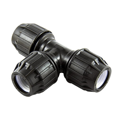 Tee - Poly Compression Fitting
