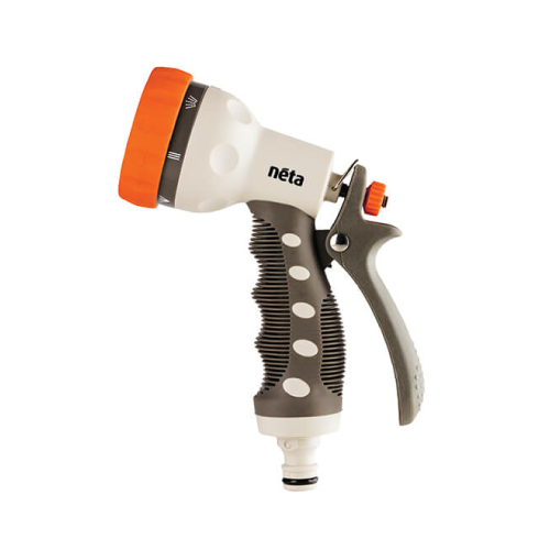 12mm 7 Pattern Multi-Purpose Click-On Spray Gun Plastic Back Trigger - Neta