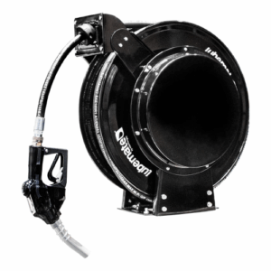 Lubemate Heavy Duty Coated Steel Diesel Hose Reels with Auto Nozzle