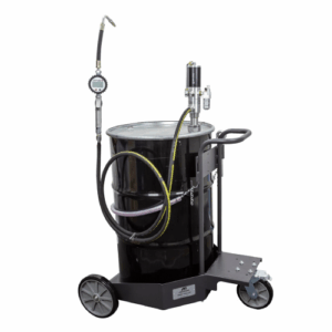 L-ARPD3 with Hose, Digital Oil Gun & 205L Drum Trolley - Lubemate L-ARPT1