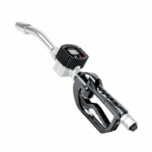 High Flow Digital Oil Gun with Rigid Extension Auto Nozzle - Lubemate L-DHFOG