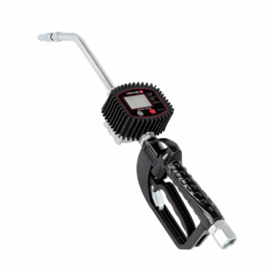 Digital Oil Gun with Rigid Extension and Manual Nozzle - Lubemate L-DOGRM