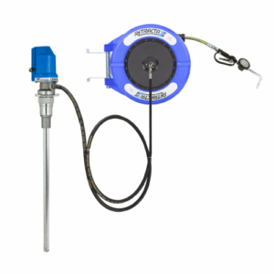 Oil Dispensing System 3:1 T-Series Pump with Retracta Reel and Metered Gun - Macnaught OS50SE-01