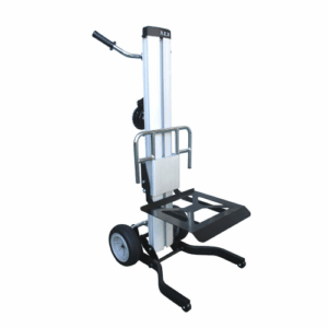 120kg Folding Handle Mast Lifter - Winch Operated Stacker Platform Model - ML2