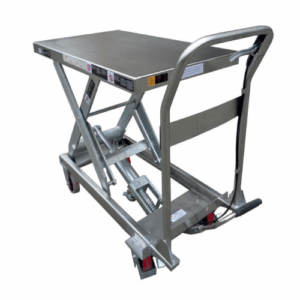 450kg Stainless Steel Top Manual Scissor Lift Table - TF50S