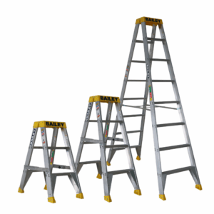Bailey 150kg Professional Punchlock Aluminium Double Sided 3/4/6/8 Stepladder