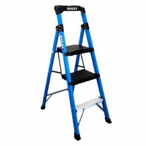 Bailey 135kg Fibreglass Twin Platform Step Stool - FS140FIB-A
