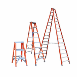 Indalex 150/180kg Fibreglass Double Sided Step Ladder 3-16 Steps - PROSFD-A