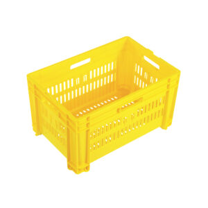 50L Plastic Crate Stacking Vented - IH098