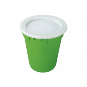 84L Plastic Bucket Round Bin - IP018 GREEN/WHITE