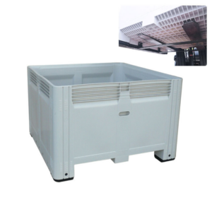 780L Nally Megabin Solid Pallet Bin with Tipping Bar - MS7800T