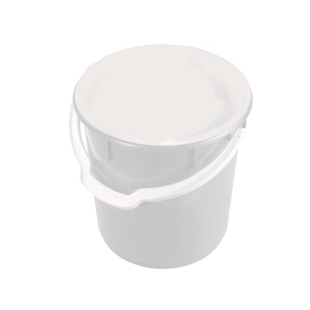 13L Plastic Bucket - N151 RED/WHITE - Image 2