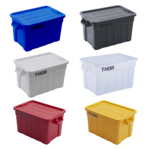 75L Plastic Storage Container with Lid - RT3012 BLUE/CLEAR/GREY/RED/WHITE/YELLOW