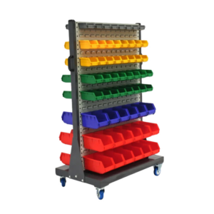 Mobile Parts Feeder Trolley - Louvre Panel Trolley - GLBMOB