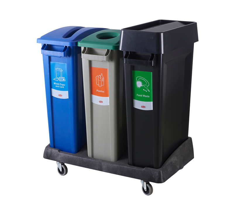 Svelte Plastic Bottle and Can Recycling Lid - RT1641 - Image 2