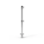 NoWeld Galvanised Corner Post Removable In-Floor