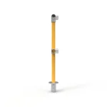 NoWeld Galvanised & Powder Coated Corner Post Removable In-Floor