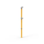 NoWeld Galvanised & Powder Coated End Post Below Ground