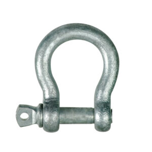 Commercial Grade Shackle - Bow Type, Screw Pin, Galvanised
