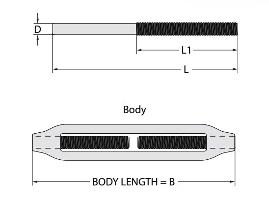 Turnbuckle - Stub & Stub Type, Forged - Image 2