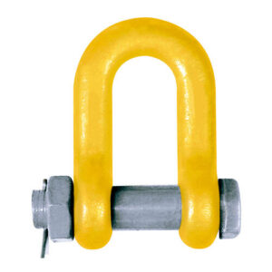 Grade 80 Shackle - Dee Type, Safety Pin