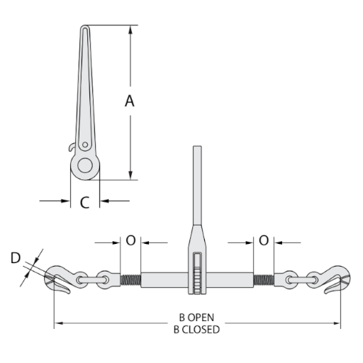 Load Binder Ratchet Lever Style - Image 2