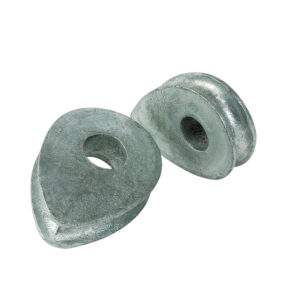 Pre-drilled Solid Eye Thimble