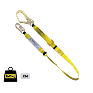 Single Adjustable Lanyard (with Snap Hook & Scaffold Hook) - 916111