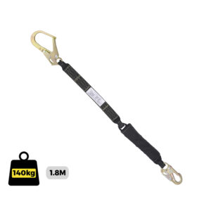 Hot Works Single Webbing Lanyard (with Snap Hook & Scaffold Hook) - 916141