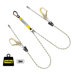 Double Sharpe Edge Adjustable Lanyard (with Triple Action Hook & Scaffold Hooks) - 916230