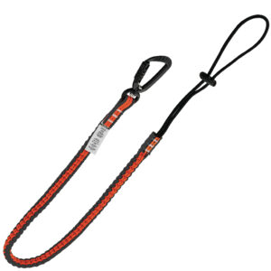 Elastic Tool Lanyard Swivel Snap Hook & Draw String with Reflective Thread