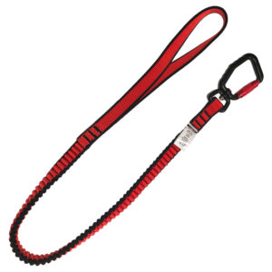 Elastic Tool Lanyard with Swivel Snap Hook & Webbing Loop