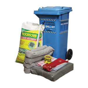 Spill Kit - General Purpose 120L Wheelie Bin Premium - SKGP120