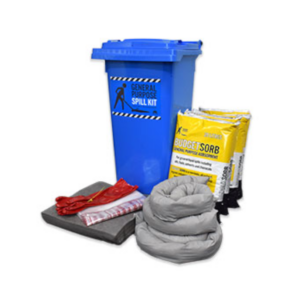 Spill Kit - General Purpose 120L Wheelie Bin - SKGPB120