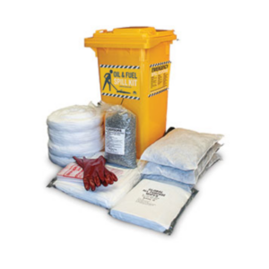 Spill Kit - Oil and Fuel 120L Wheelie Bin Premium - SKH120