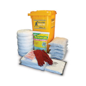 Spill Kit - Oil and Fuel 240L Wheelie Bin Premium - SKH240
