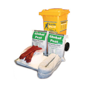 Spill Kit - Oil and Fuel 120L Wheelie Bin Outdoor - SKHGP120