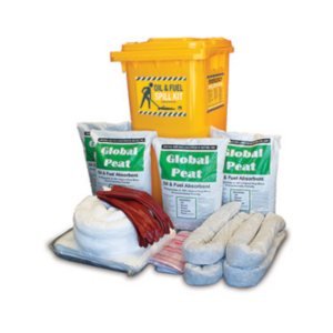 Spill Kit - Oil and Fuel 120L Wheelie Bin Outdoor Premium - SKHGP240